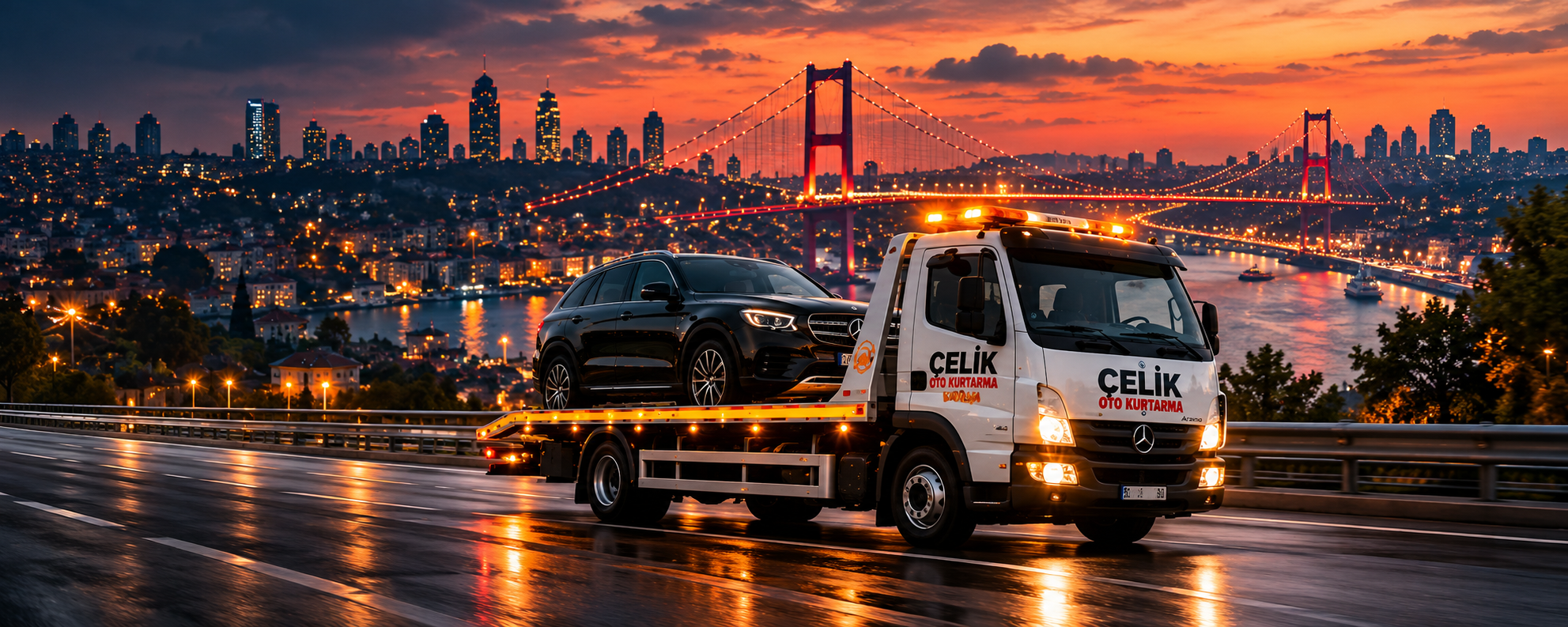Çelik Oto Kurtarma çekici hizmeti